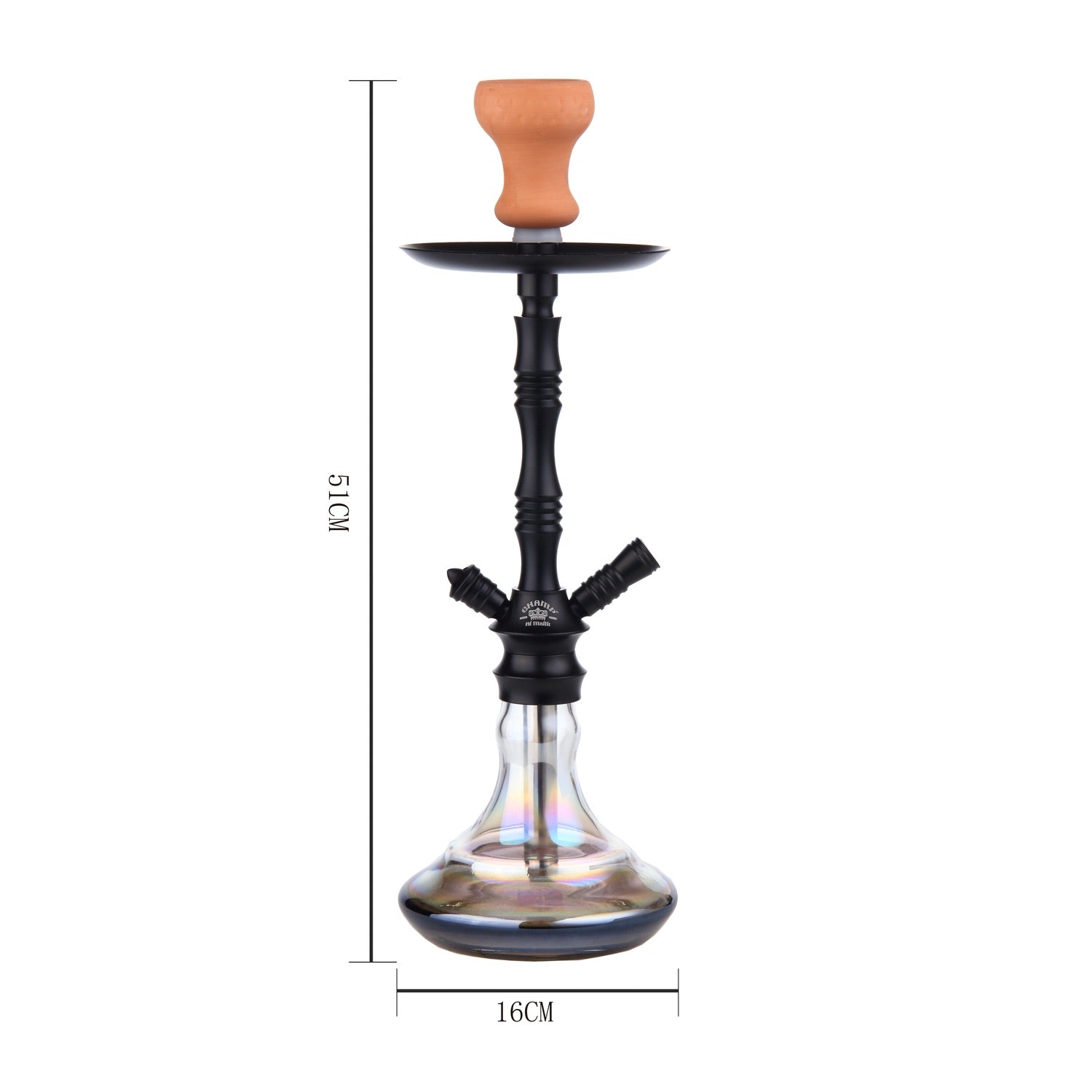 Shisha Tabounte - 510mm - Perlmutt / Silber kaufen bei rauchwerk.ch