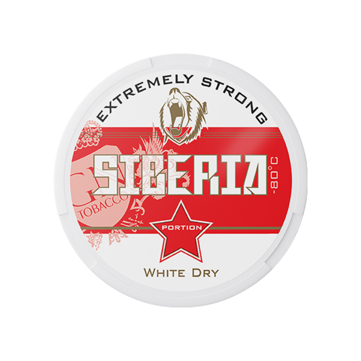 Siberia Rot White Dry Snus Dose 16 g