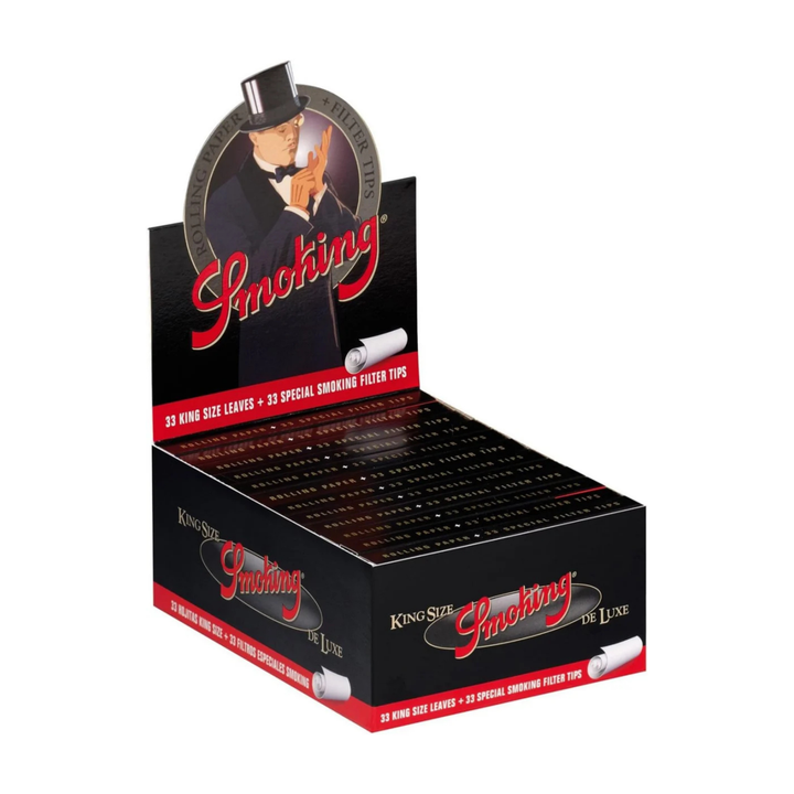 Smoking De Luxe King Size Display mit 24 Heftchen
