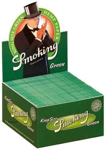 Smoking Green King Size Blättchen Packung zweite Ansicht