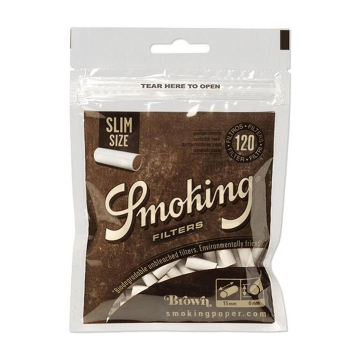 Smoking Slim Filter Classic Brown Beutel mit 120 Filtern