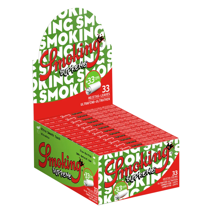 Smoking Supreme King Size Slim Display mit 24 Heftchen