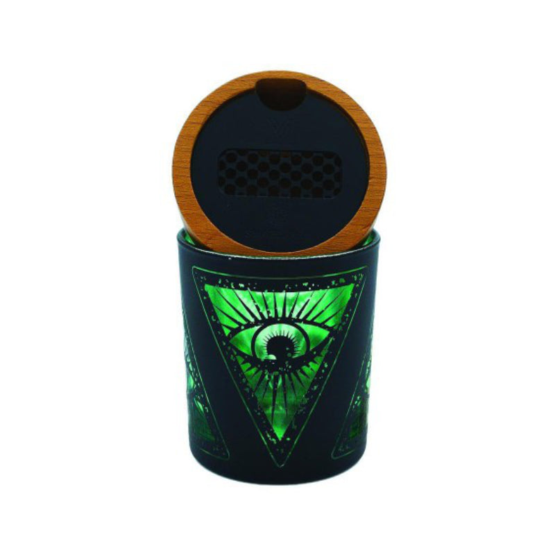 V Syndicate SoleStash Illuminati Green – Vorratsdose, 8.9 cm, für 7 g