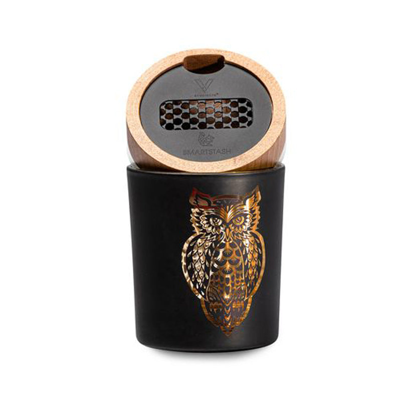 V Syndicate SoleStash Owllusion Orange – Vorratsdose, 8.9 cm, für 7 g