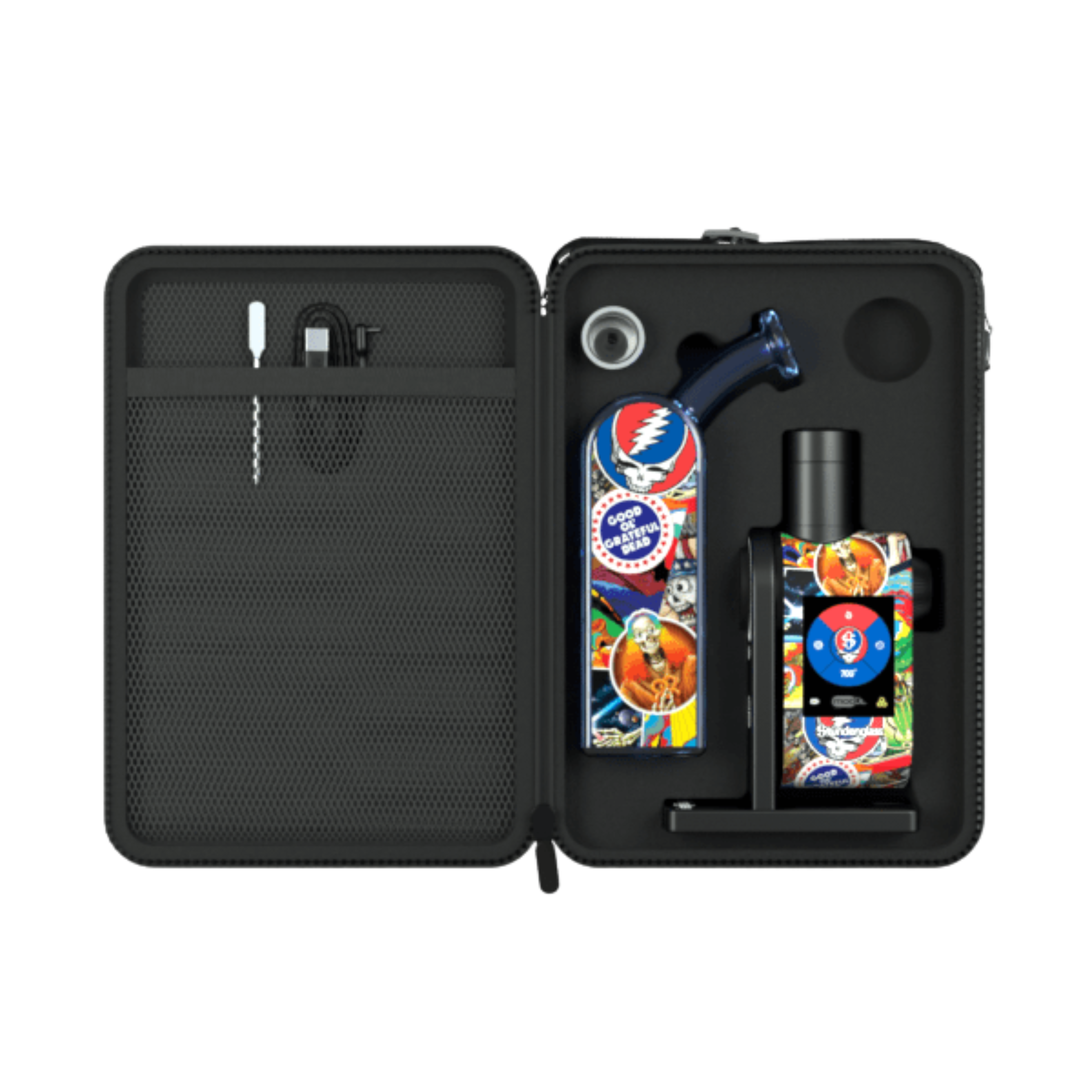 Stündenglass Modül Dok Deluxe Travel Set Grateful Dead – Gravity-Bong-Set, Ansicht 7