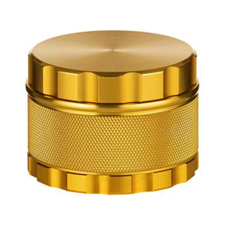 Super Heroes Metal Grinder in Gold, geriffelt, 4-teilig, 60 mm