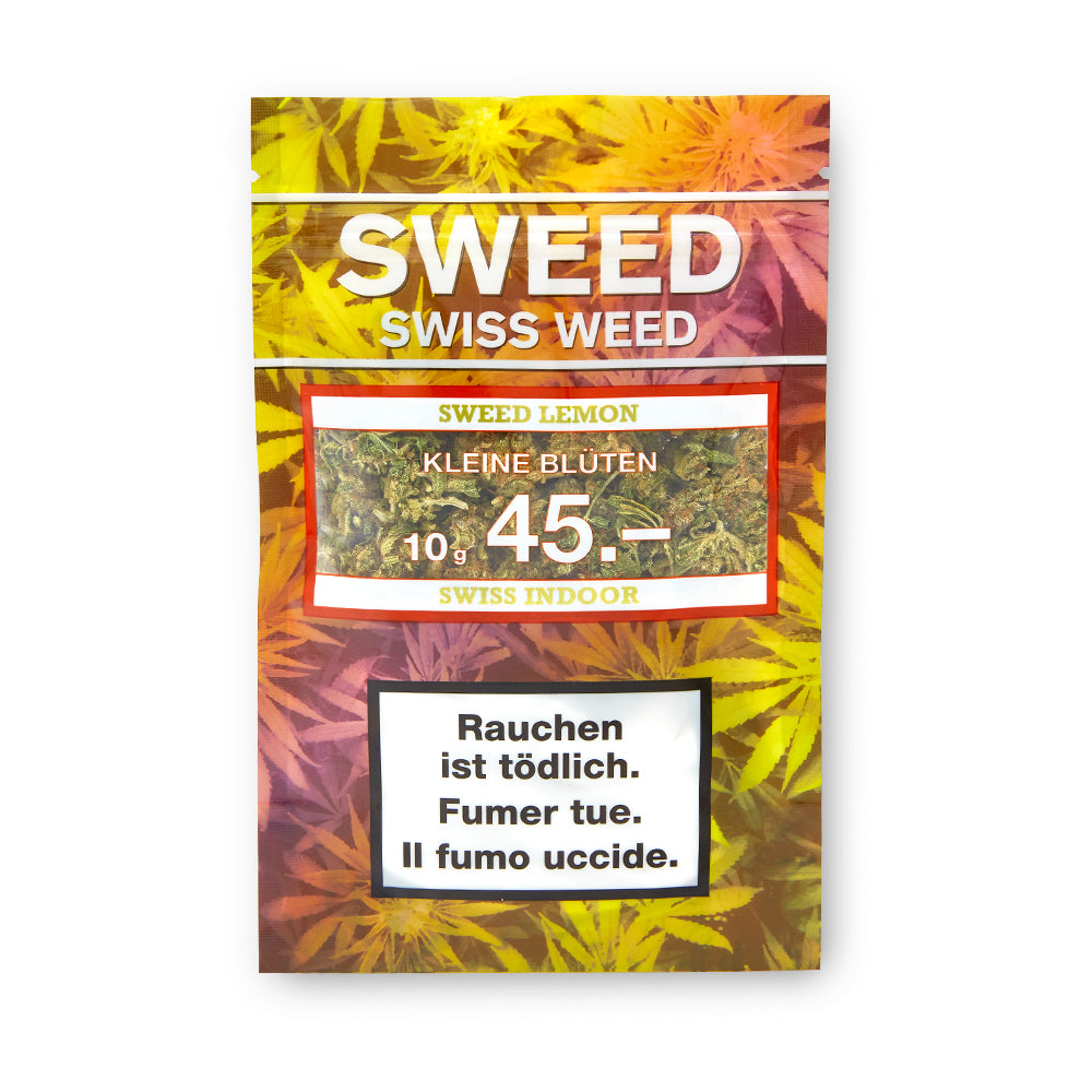 Sweed Lemon kleine Blüten – CBD-Blüten, 10 g
