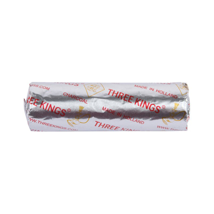 Carbone per shisha Three Kings 33 mm, 10 x 10 pezzi, per narghilè