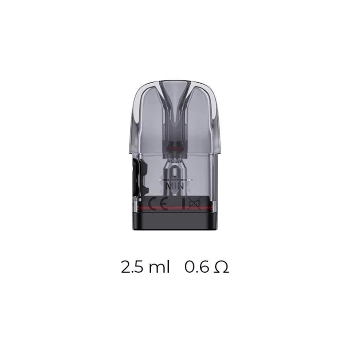 Transparenter Uwell Caliburn G3 Lite Ersatzpod 0.6 Ohm mit Side-Fill