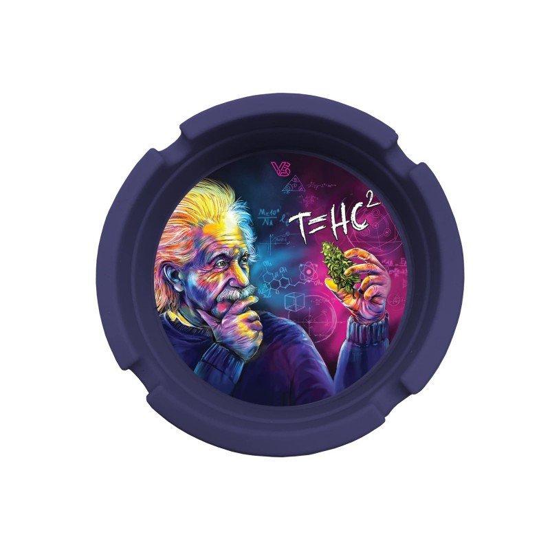 Detailansicht des T=HC2 Classic Designs auf dem Silikon Aschenbecher