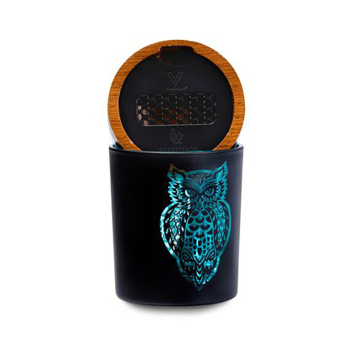 Contenitore portaoggetti antiodore SoleStash Owllusion Turquoise, 8.9 cm / 7 g
