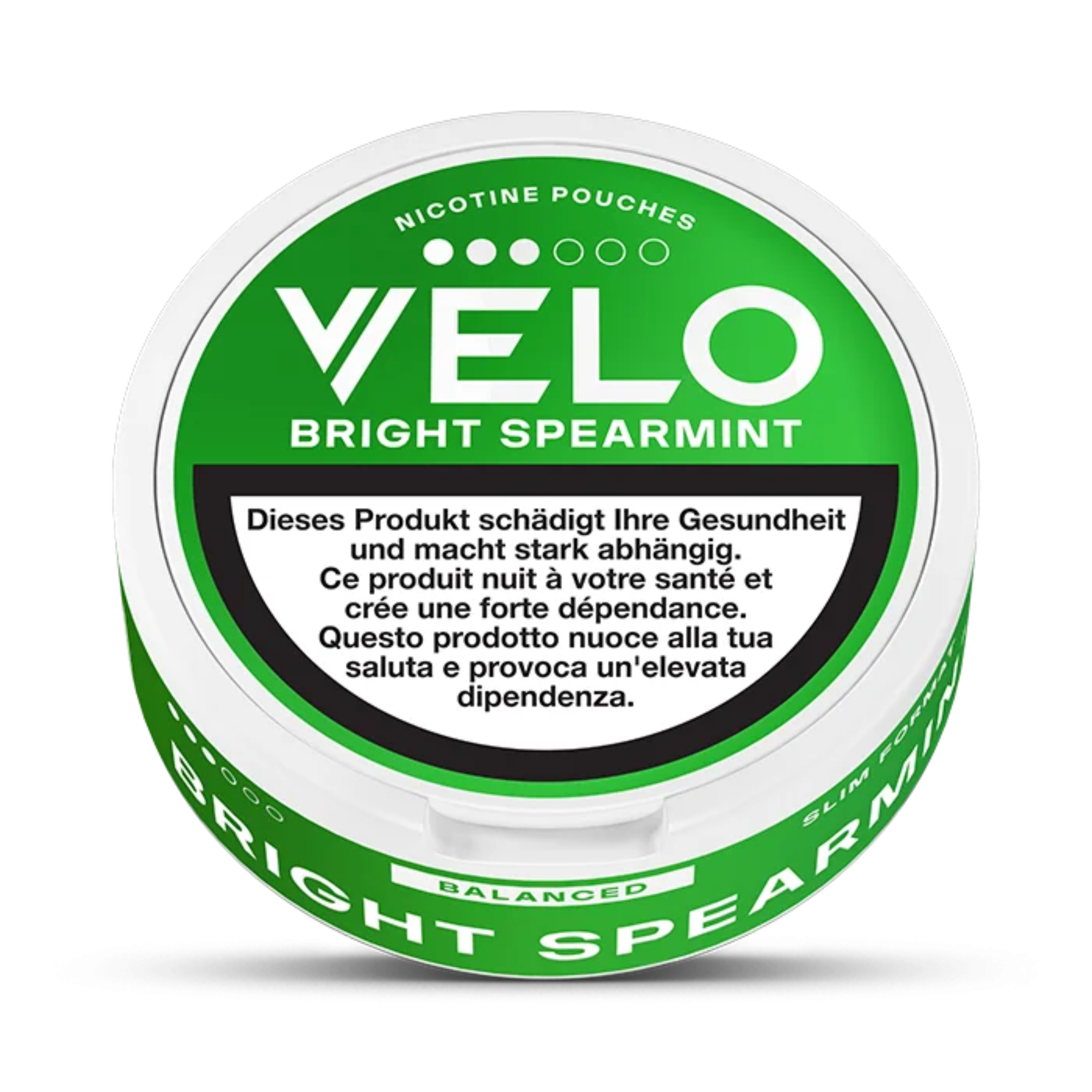 VELO Bright Spearmint 3/6 Pouches Detailansicht