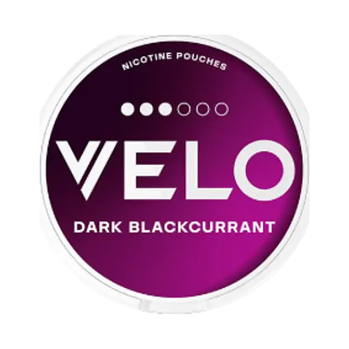 Velo Dark Blackcurrant Nikotin Pouches Dose Stärke 3 von 6 bei Rauchwerk