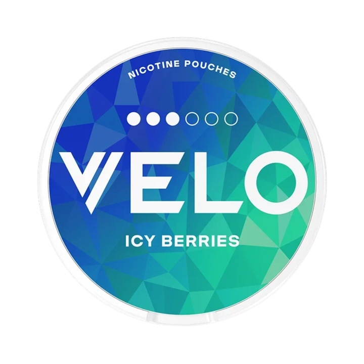 VELO Icy Berries Snus – Nikotinbeutel, Stärke 3 von 6