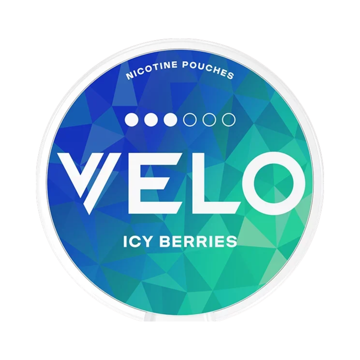 VELO Icy Berries Snus – Nikotinbeutel, Stärke 3 von 6