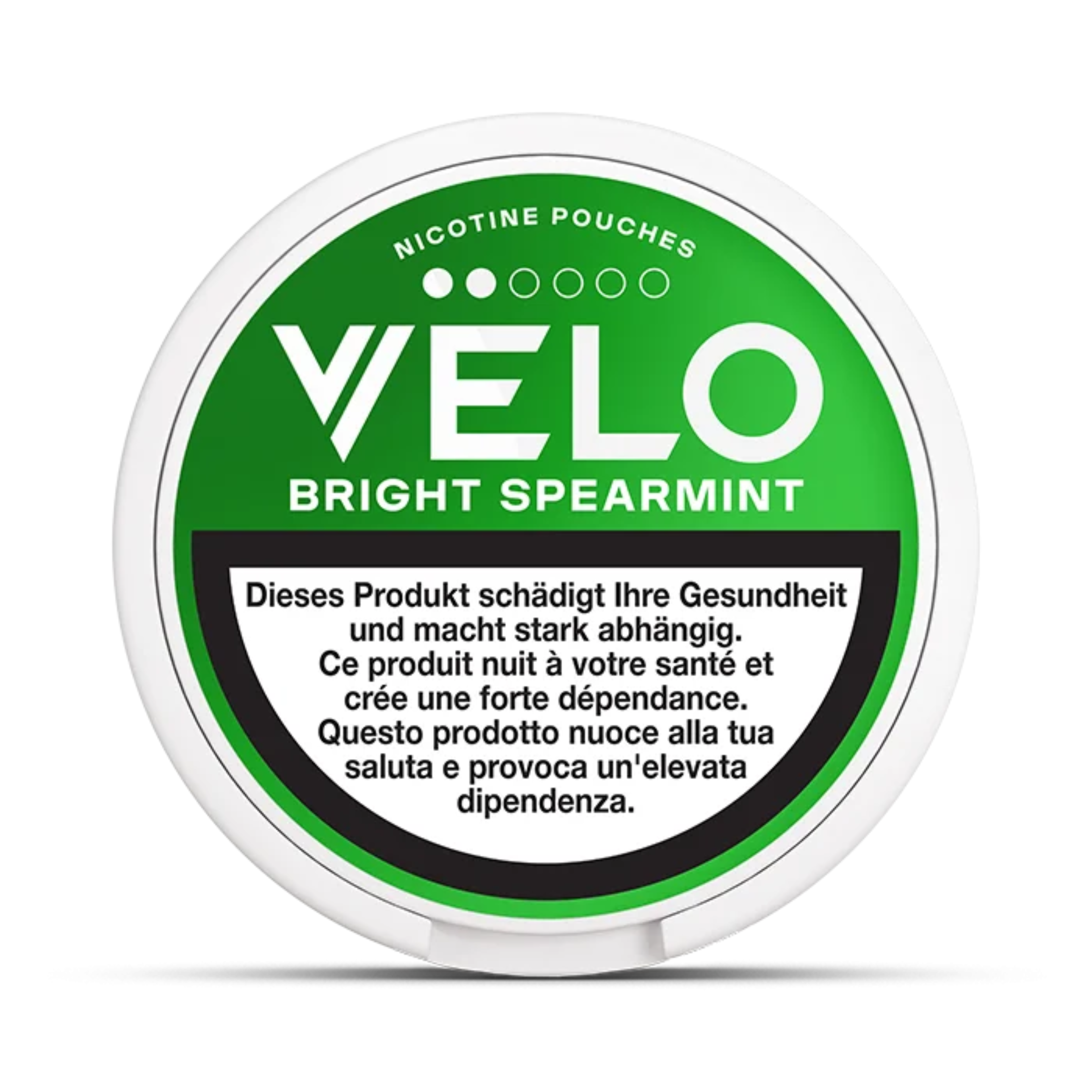 VELO Swiss Edition Bright Spearmint Nikotin Pouches 2/6