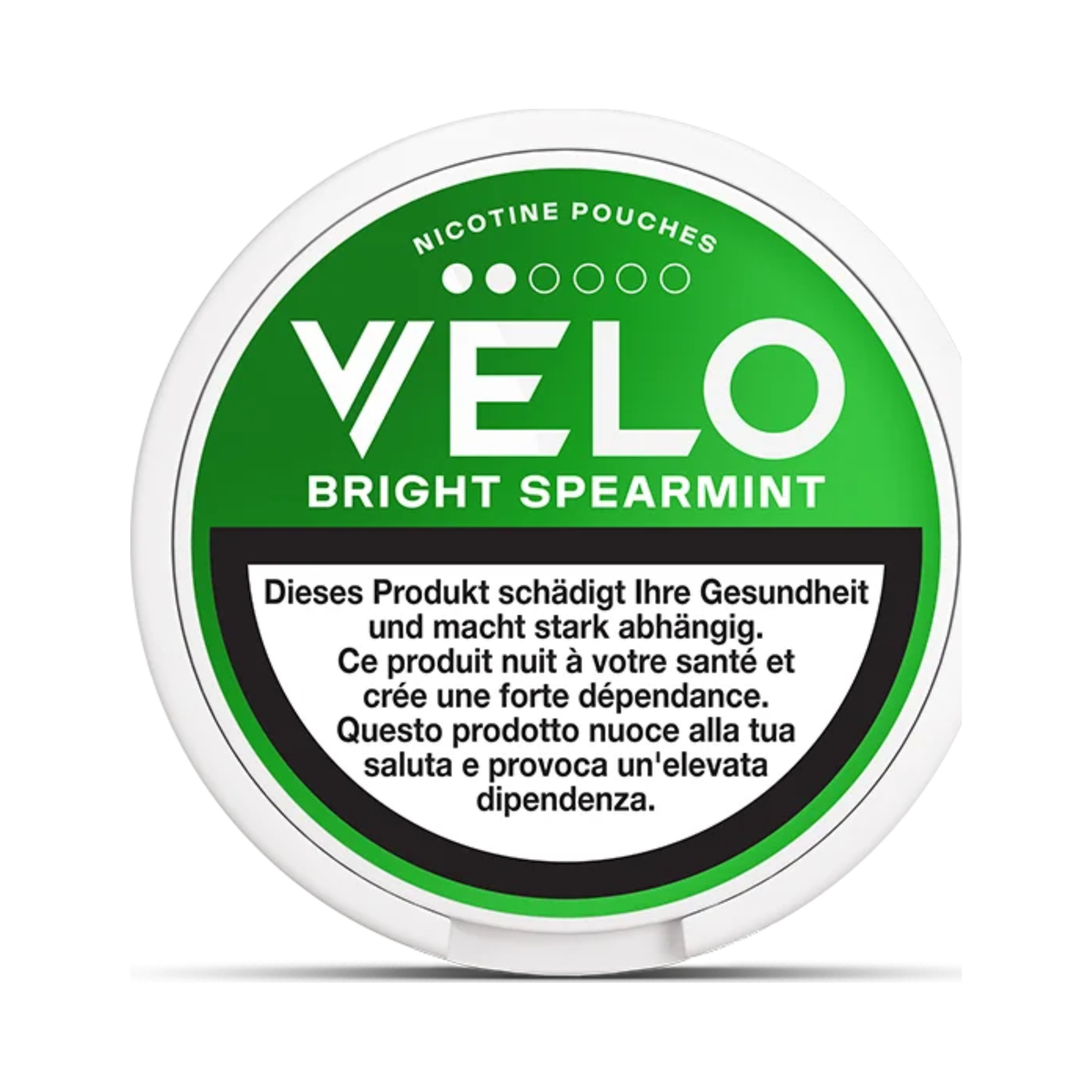 VELO Swiss Edition Bright Spearmint Nikotin Pouches 2/6