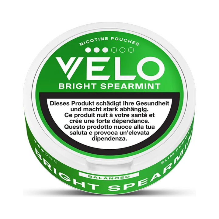 VELO Bright Spearmint 3/6 Pouches Detailansicht