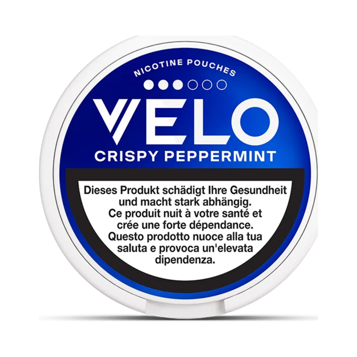 VELO Crispy Peppermint 3/6 Nikotinbeutel Dose
