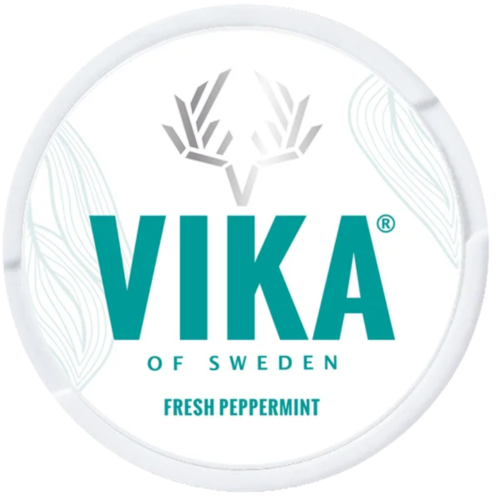 VIKA Fresh Peppermint Slim Nicotine Pouches 12g Dose