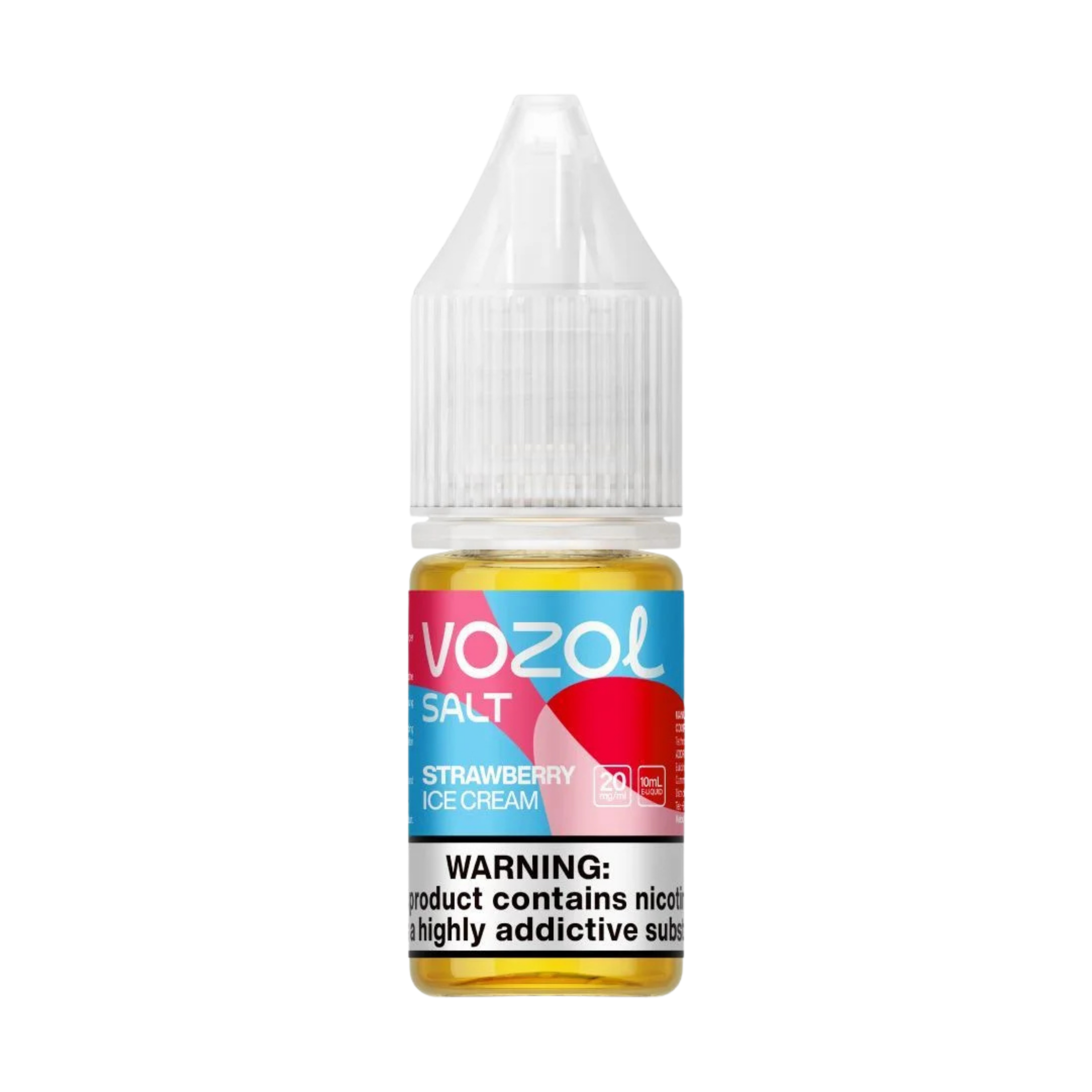 VOZOL Strawberry Ice Cream 20mg 10ml Nikotinsalz Liquid Flasche