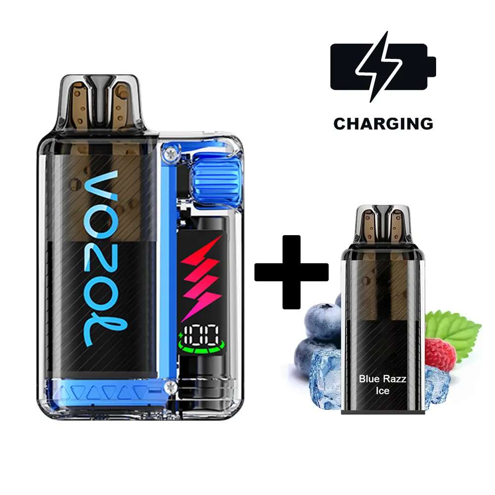 Vozol Vista Plug Starter Kit Blue Razz Ice 20mg Vape