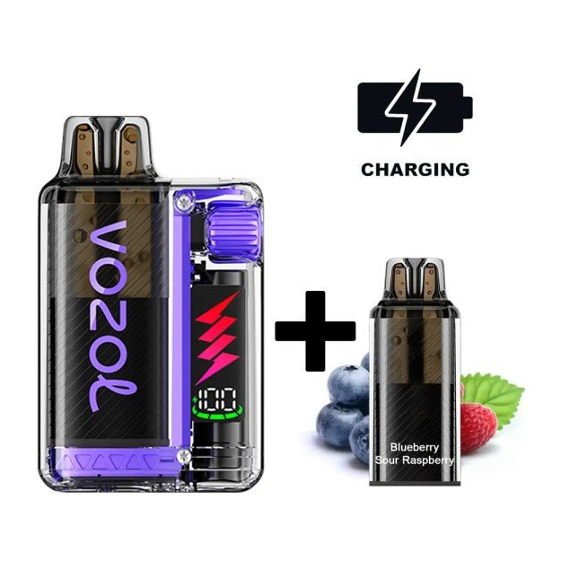 Vozol Vista Plug Starter Kit Blueberry Sour Raspberry 20mg Vape