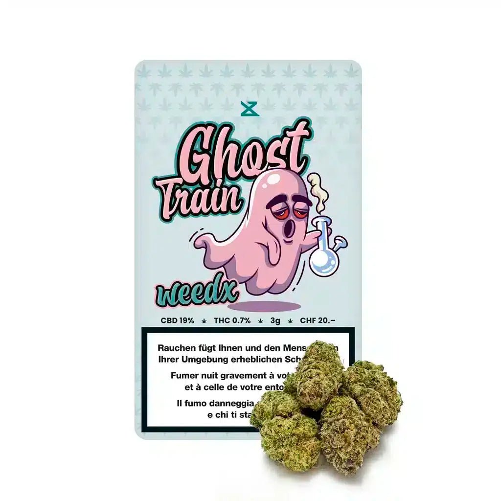 Weedx - Ghost Train - Indoor CBD Blüten - 3g kaufen bei rauchwerk.ch