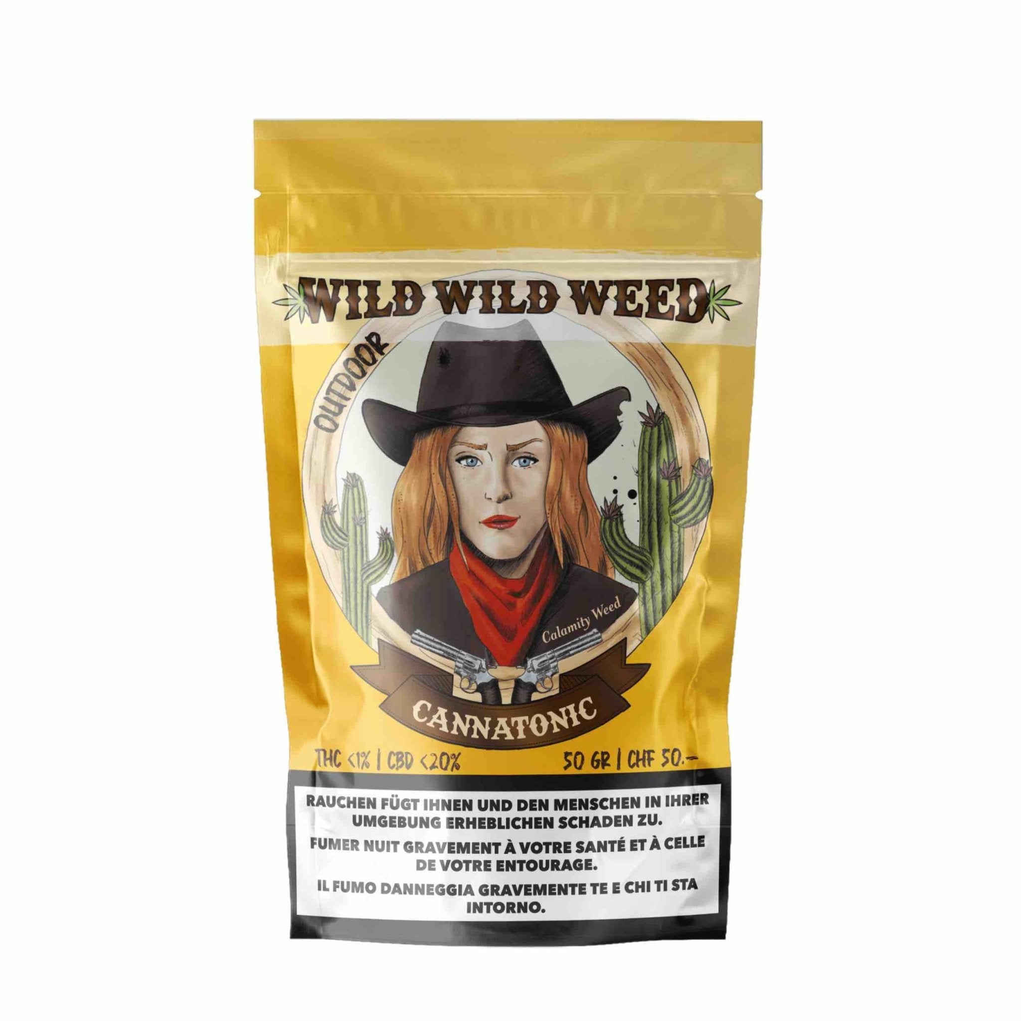 Wild Wild Weed - Cannatonic - Outdoor CBD - 50g kaufen bei rauchwerk.ch