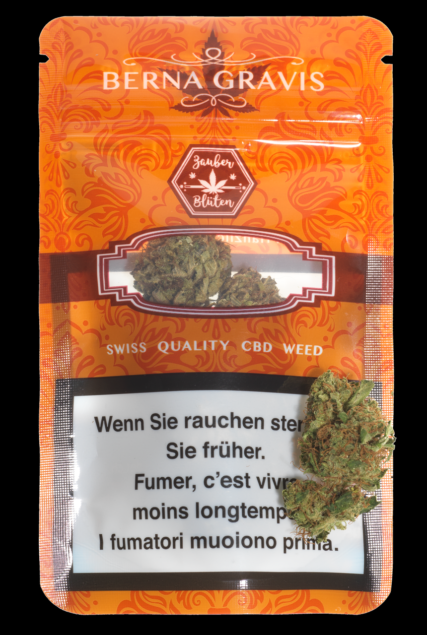 Zauber Blüten Berna Gravis – CBD-Blüten, 4.5 g, Ansicht 1