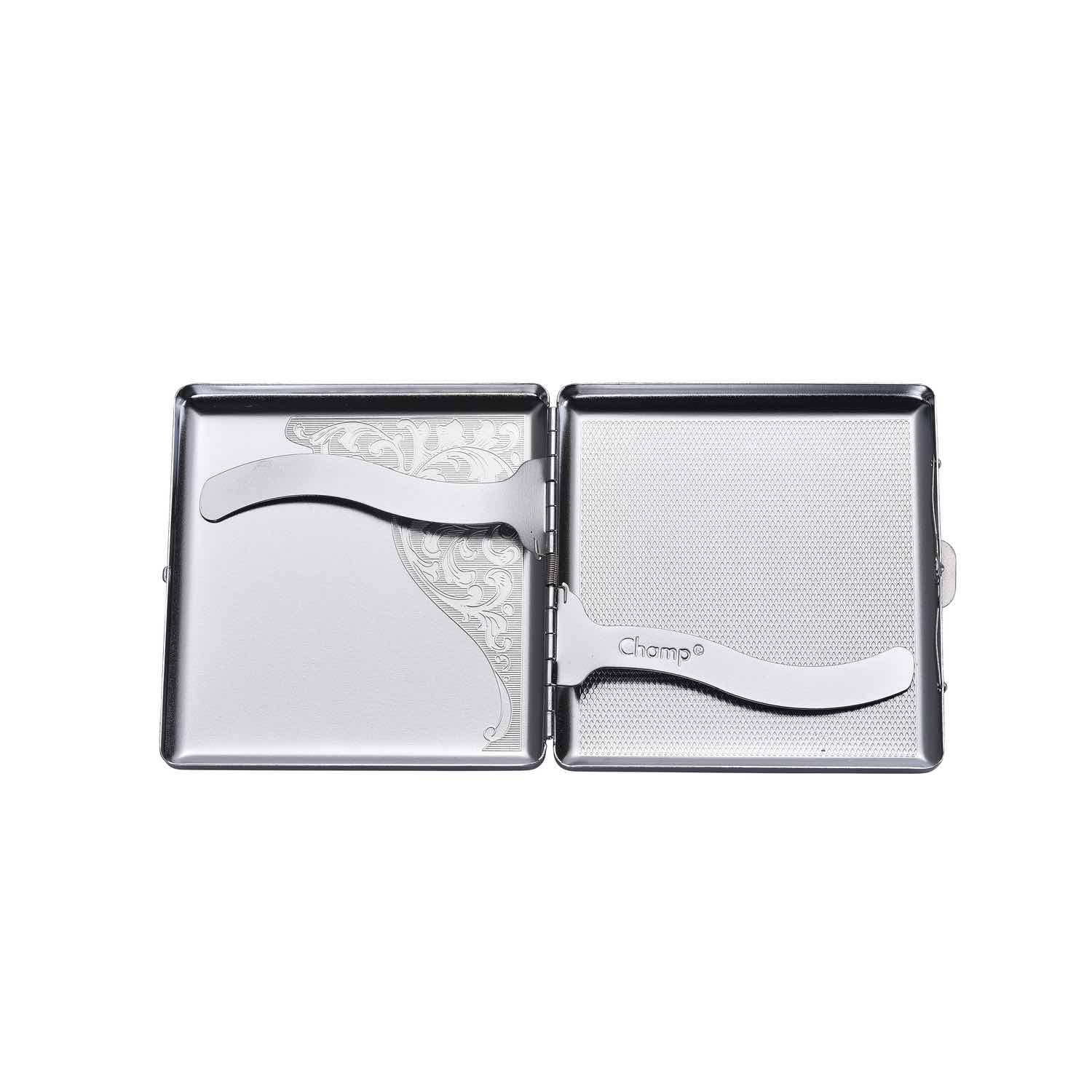 Zigarettenetui Classic 20er mit Verpackung, poliertes Metall