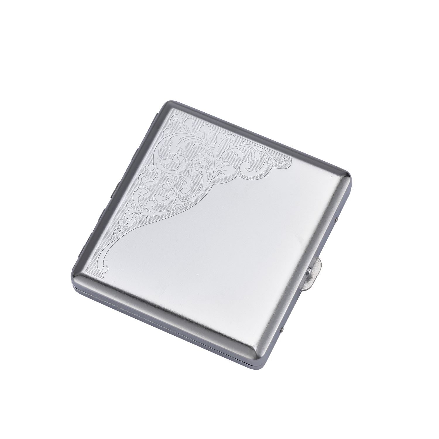 Detailaufnahme der Gravur am Classic Metall-Zigarettenetui