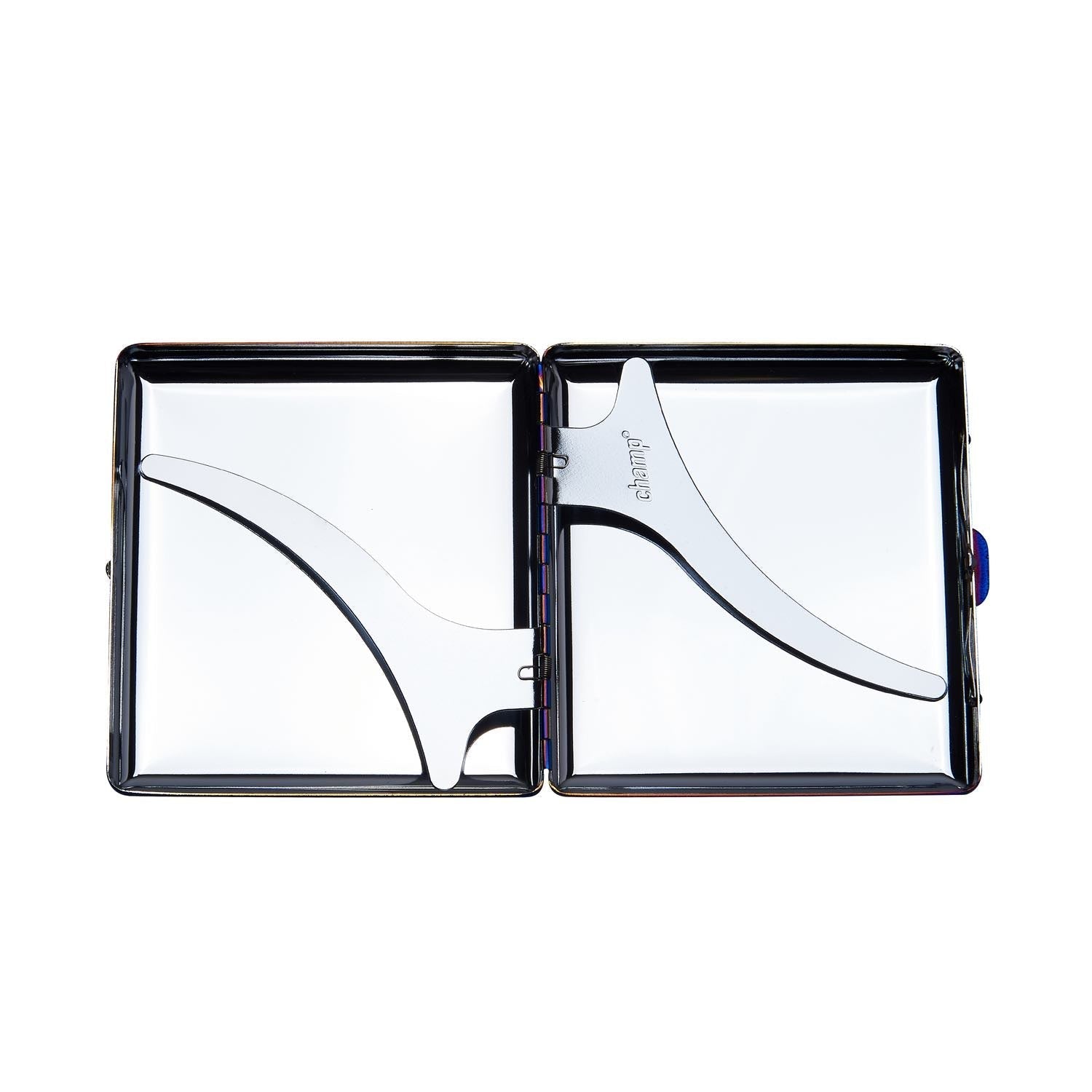 Detailansicht Verschluss am Rainbow Zigarettenetui 20er