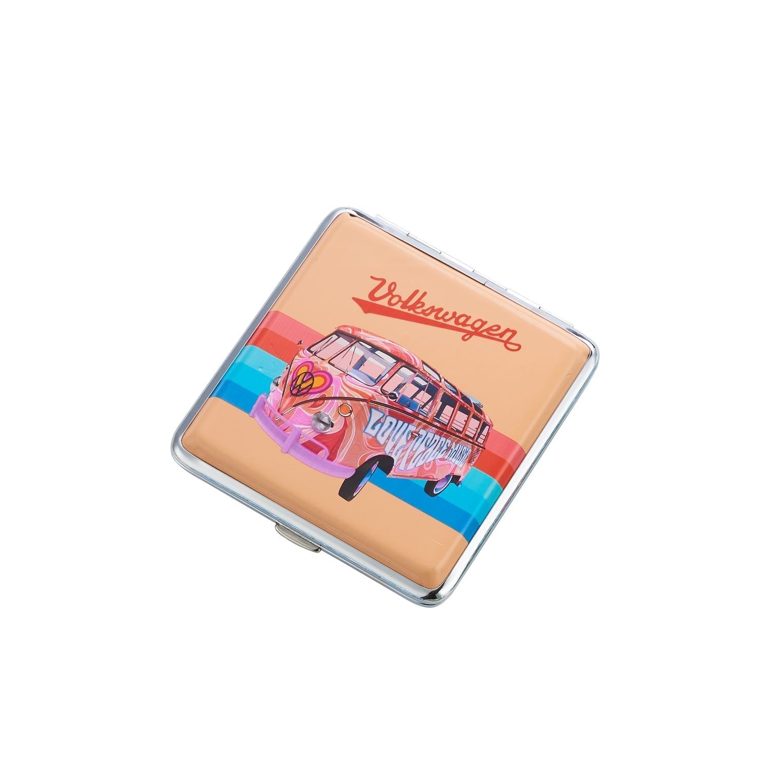 Seitenprofil vom VW Bulli 20er Zigarettenetui aus Metall