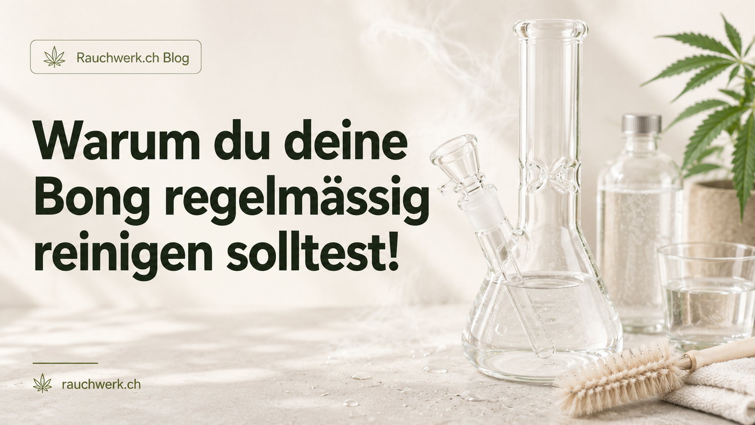 Warum du deine Bong regelmässig reinigen solltest!