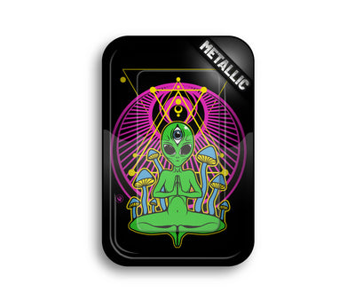 FireFlow Rolling Tray M «Trippy Alien» 27.5 × 17.5 cm (4 Stk.)