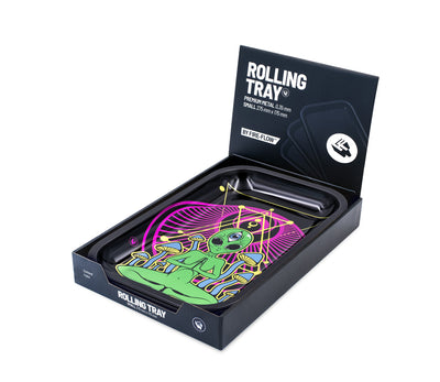 FireFlow Rolling Tray M «Trippy Alien» 27.5 × 17.5 cm (4 Stk.)