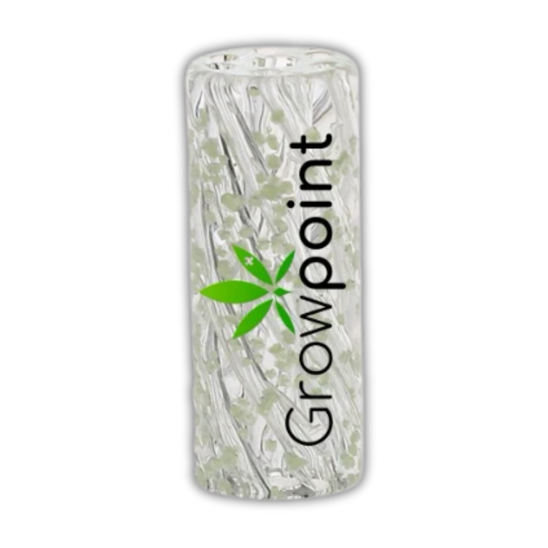 Growpoint - Spiral Glass Tip - Fluorescent - 7 Loch - 10mm - 1 Stück