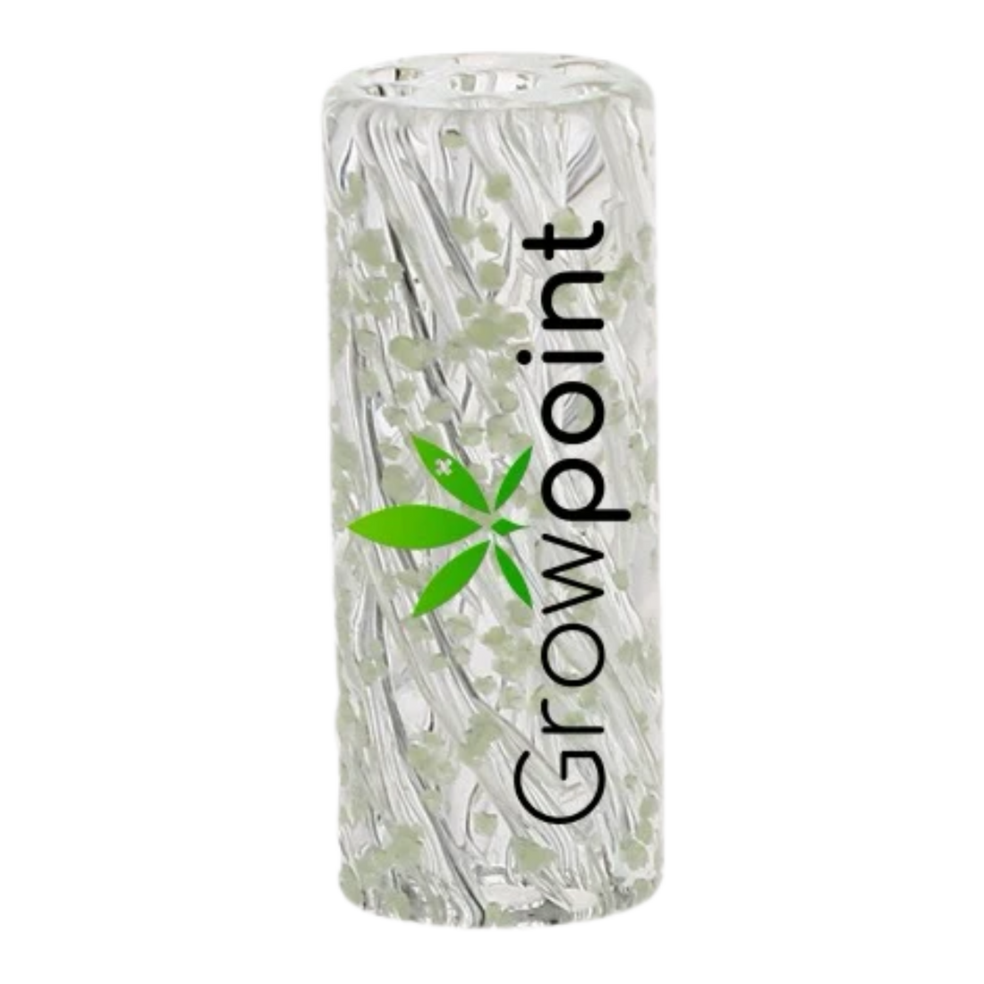 Growpoint - Spiral Glass Tip - Fluorescent - 7 Loch - 12mm - 1 Stück