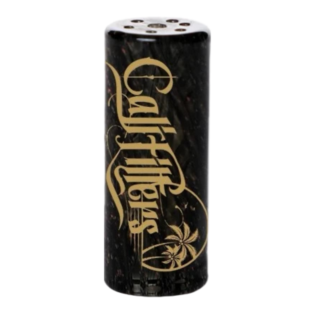 CaliFilters - Spiral Glass Tip - Black Beauty - 7 Loch - 12mm - 1 Stück