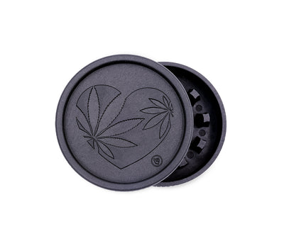 FireFlow Hemp Grinder «420 Heart» 5.5 cm 2-teilig (8 Stk.)