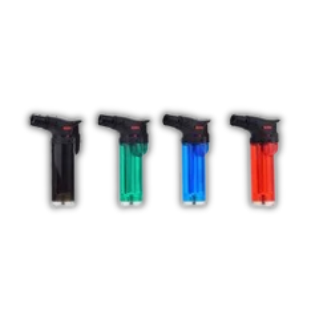 Briquet Easy Torch sous blister - Jetflame Bleu avec bouteille de gaz de recharge