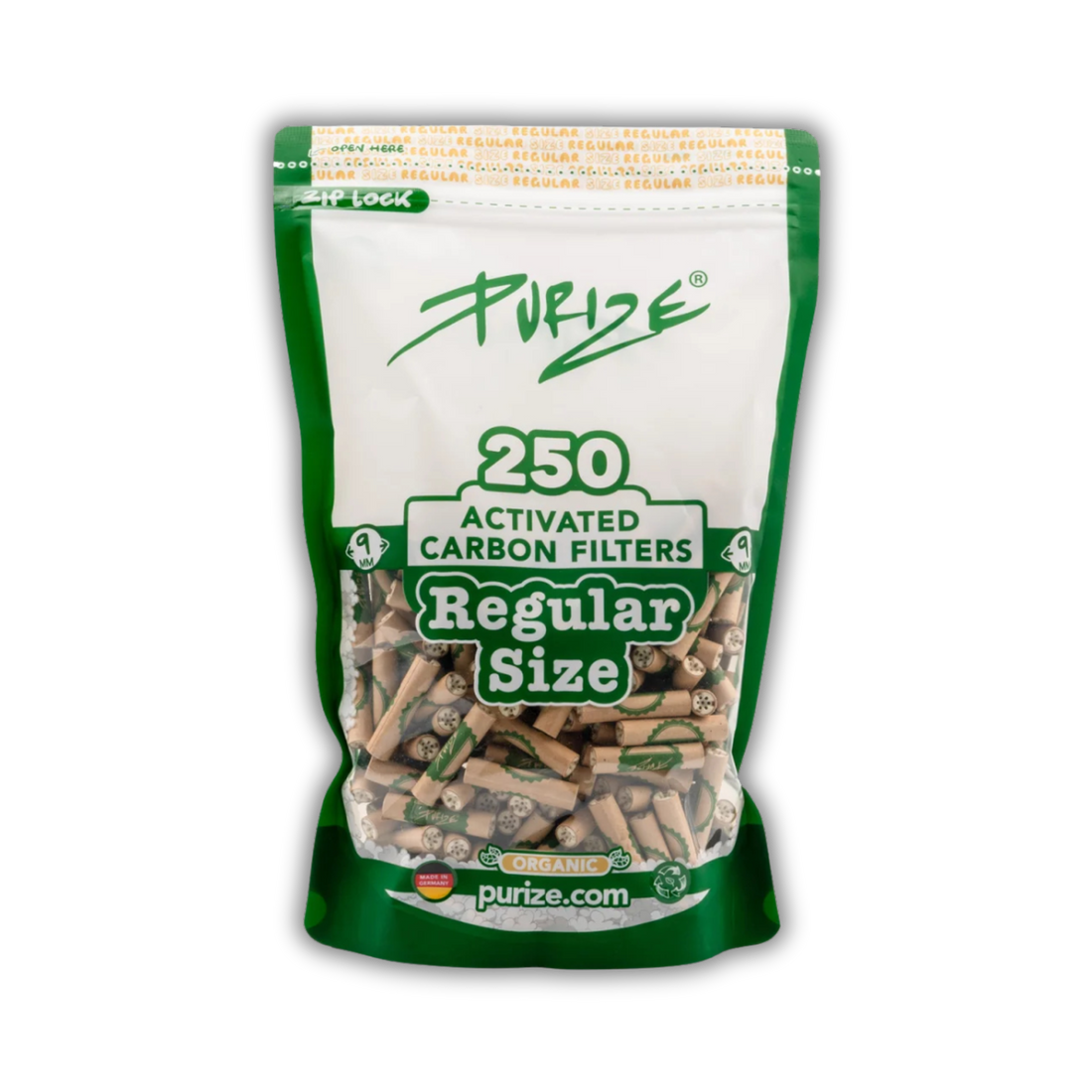 Purize - Taille standard - 9 mm - 250 pièces - Bio