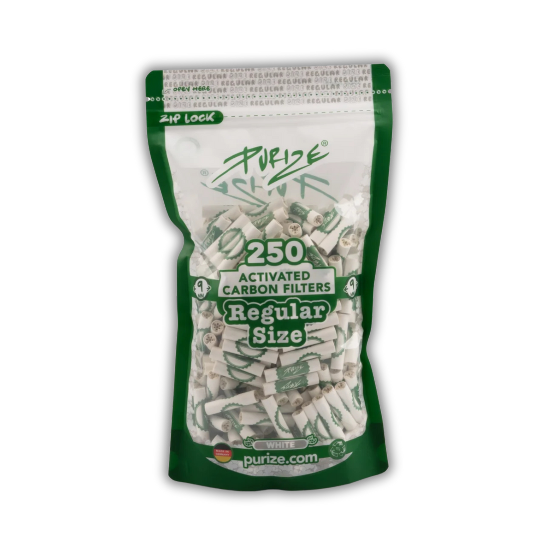Purize - Taille standard - 9 mm - 250 pièces - Blanc