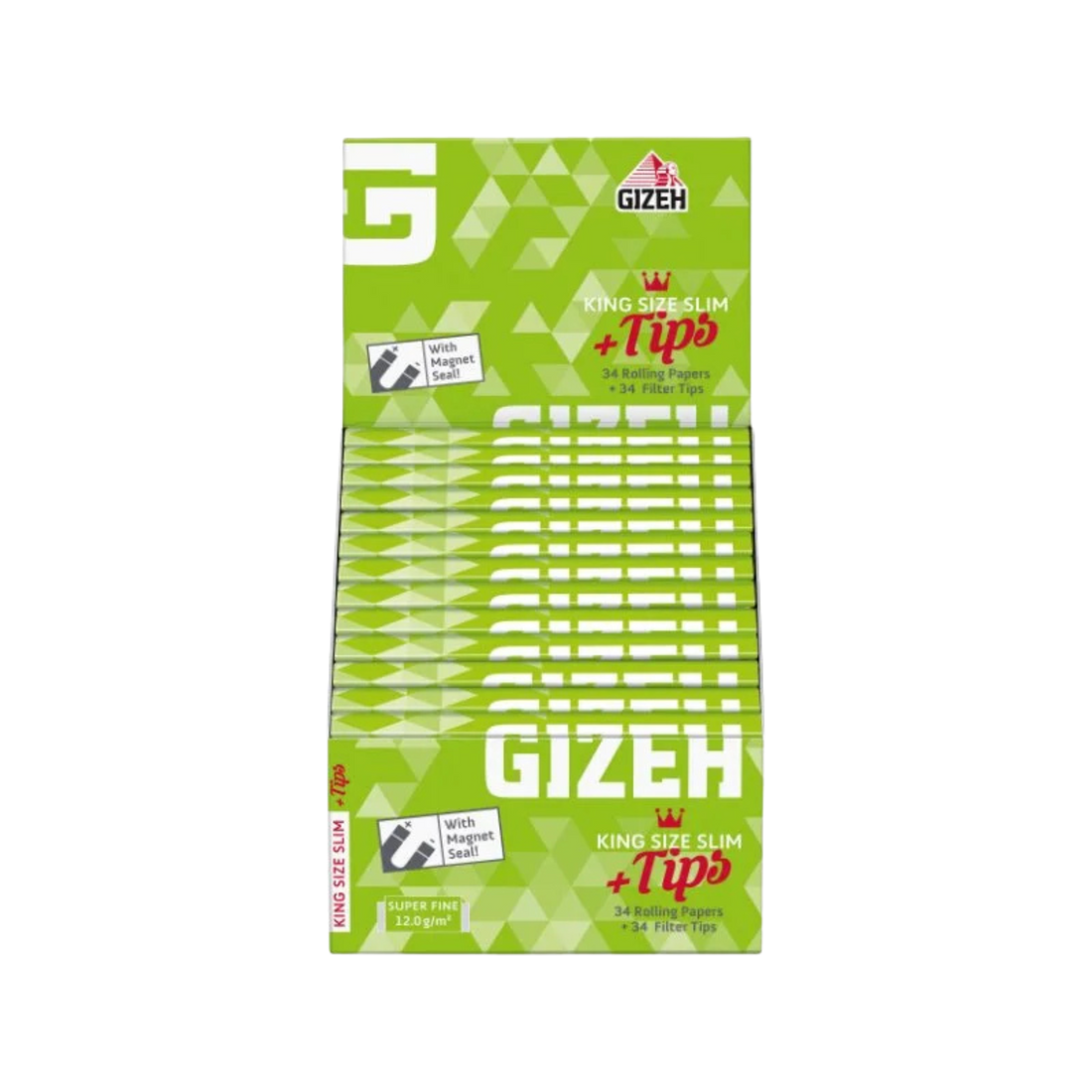 GIZEH - King Size Slim + Tips - Super Fine