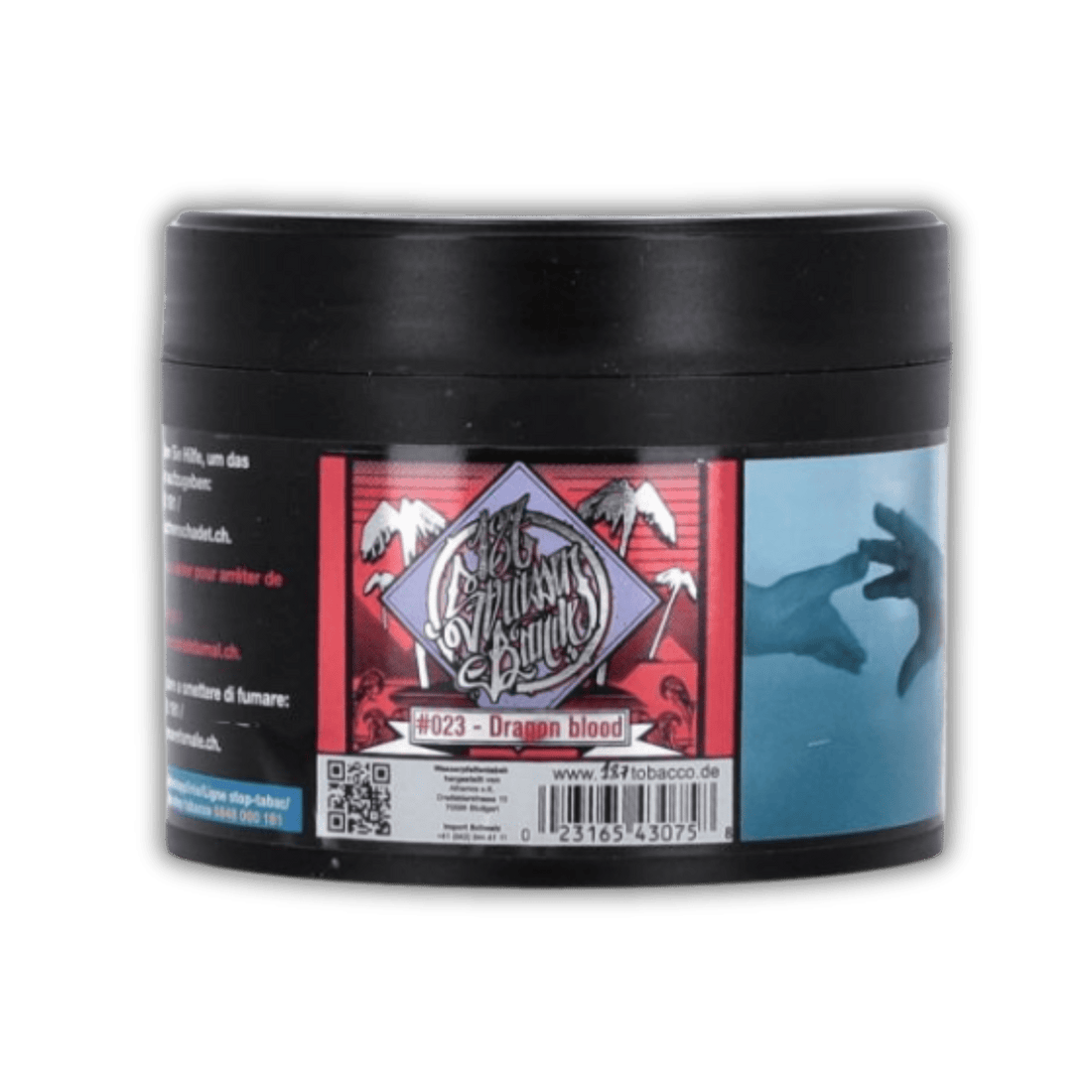 187 Strassenbande Dragon Blood Shisha Tabak 200g Dose