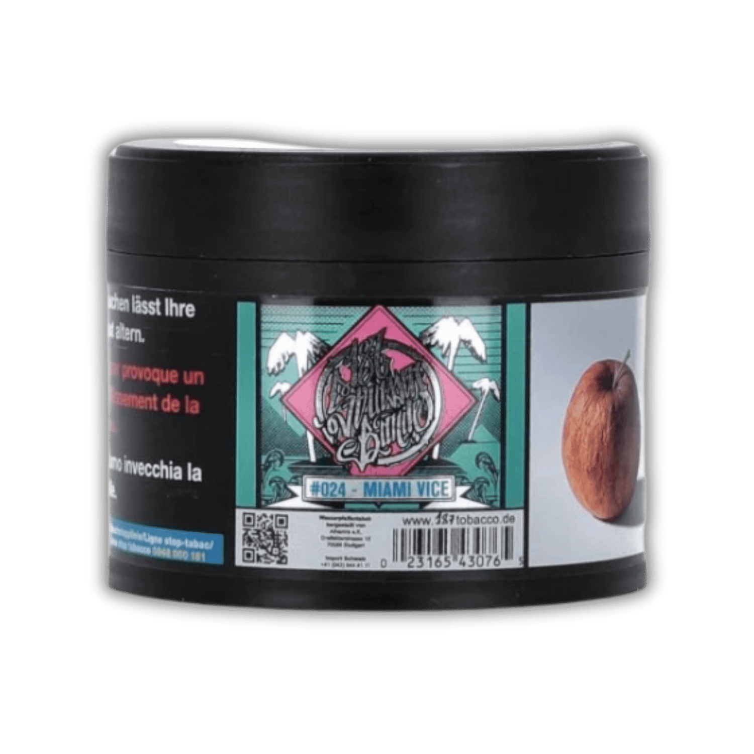 187 Strassenbande Miami Vice Shisha Tabak 200g Dose