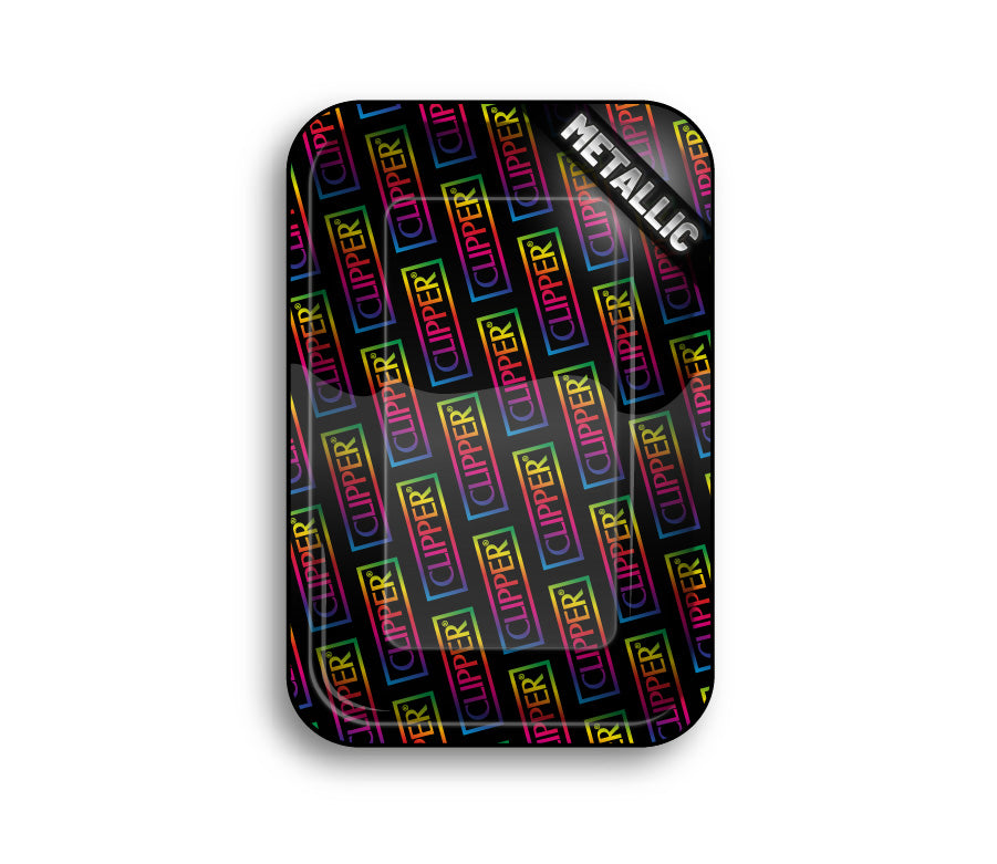 FireFlow Rolling Tray M «Clipper Logo Rainbow» 27.5 × 17.5 cm (4 Stk.)