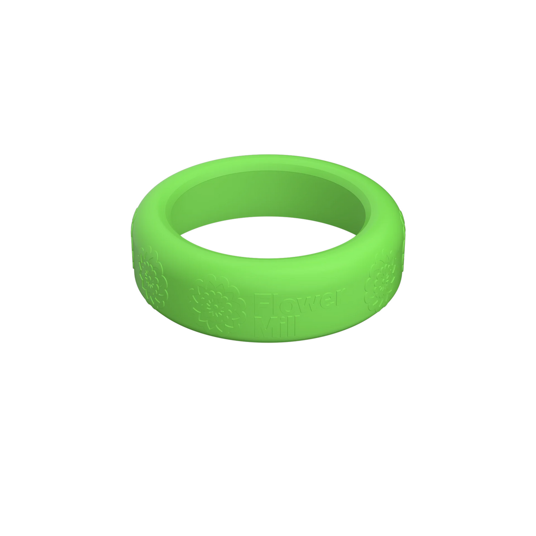 Flower Mill - Next-Gen - Silicone Mill Grip - 2.5&quot; - 67.5mm - Neon Green
