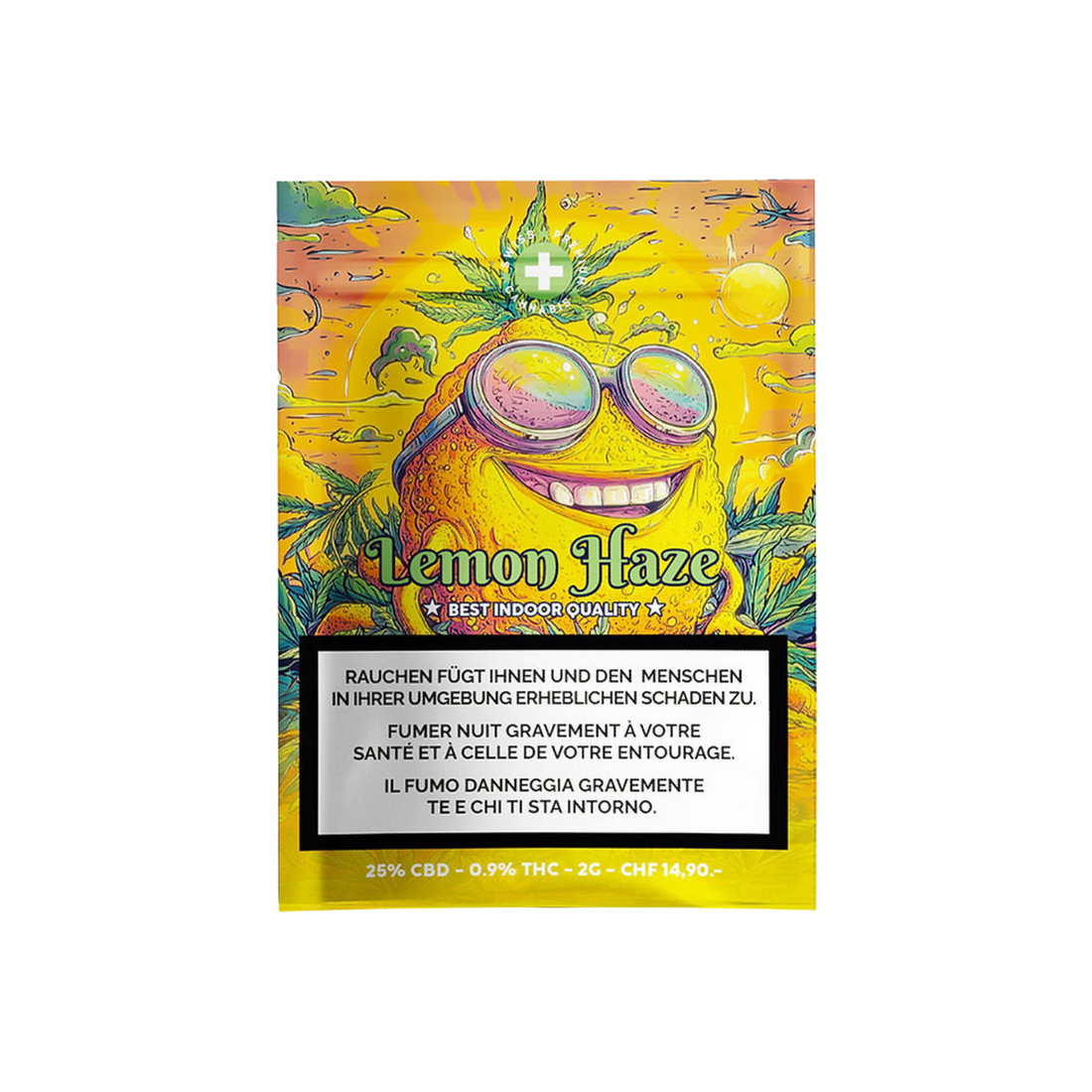 High Level Genetics - Lemon Haze - Fiori di CBD da interno - 2 g